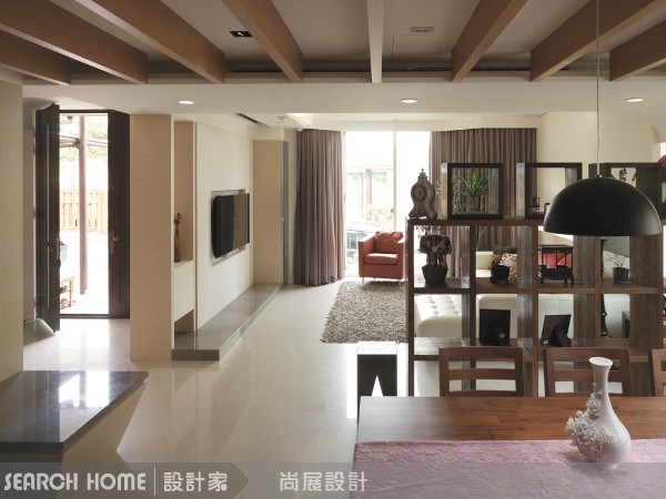 80坪新成屋(5年以下)＿休閒風客廳餐廳案例圖片＿尚展空間設計＿尚展_09之14