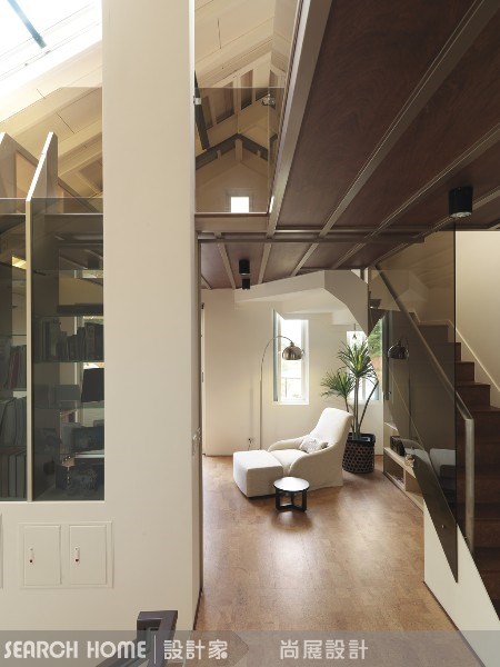 80坪新成屋(5年以下)＿休閒風書房樓梯案例圖片＿尚展空間設計＿尚展_09之9