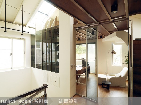 80坪新成屋(5年以下)＿休閒風樓梯案例圖片＿尚展空間設計＿尚展_09之1
