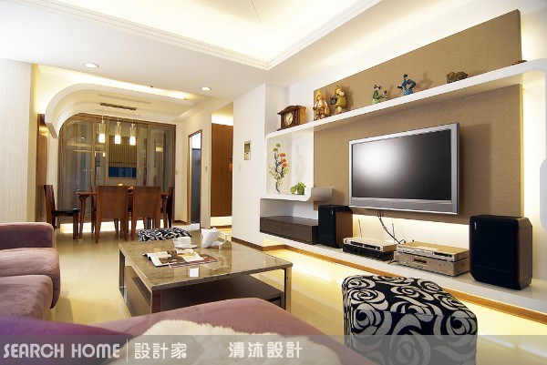 32坪新成屋(5年以下)＿混搭風案例圖片＿清沐室內裝修＿清沐_02之7