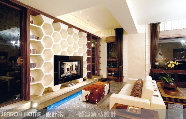 60坪新成屋(5年以下)＿奢華風客廳案例圖片＿藝念集私空間設計＿藝念集私_09之4