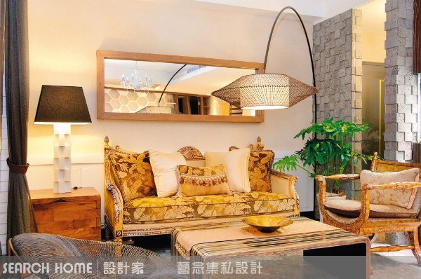 60坪新成屋(5年以下)＿奢華風客廳案例圖片＿藝念集私空間設計＿藝念集私_09之9