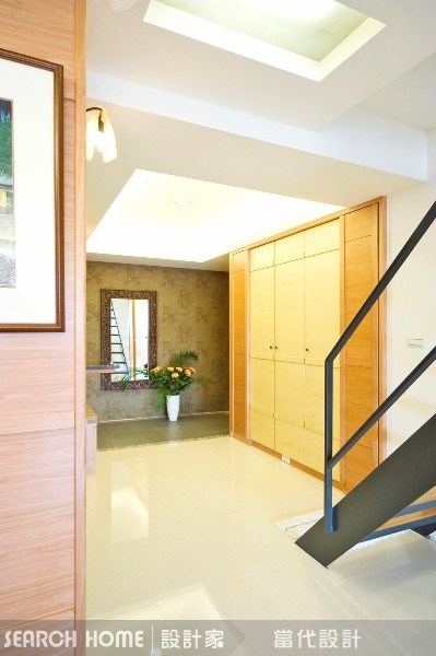 40坪中古屋(5~15年)＿休閒風玄關樓梯案例圖片＿當代空間有限公司＿當代_07之21
