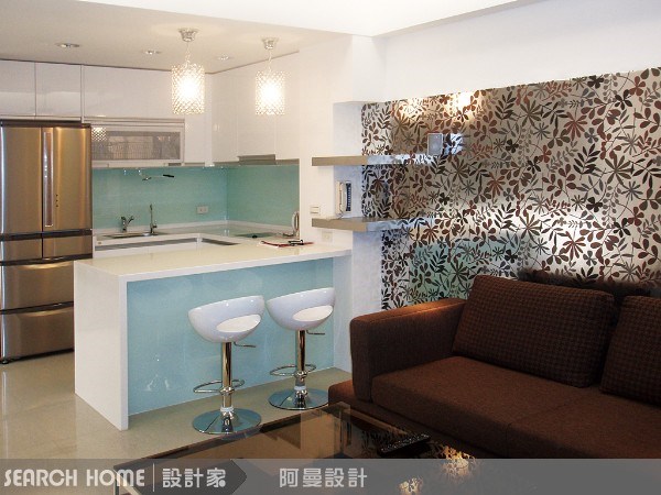 130坪老屋(16~30年)＿混搭風客廳吧檯案例圖片＿阿曼空間設計＿阿曼_05之23