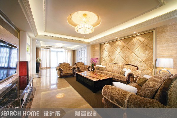 120坪新成屋(5年以下)＿混搭風客廳案例圖片＿阿曼空間設計＿阿曼_04之1