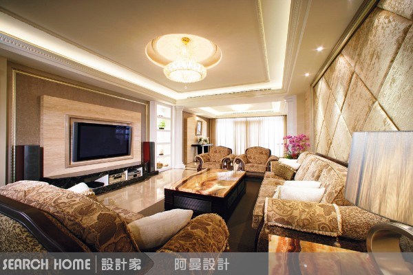 120坪新成屋(5年以下)＿混搭風客廳案例圖片＿阿曼空間設計＿阿曼_04之2