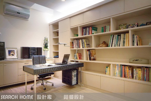 80坪新成屋(5年以下)＿現代風書房案例圖片＿阿曼空間設計＿阿曼_03之6