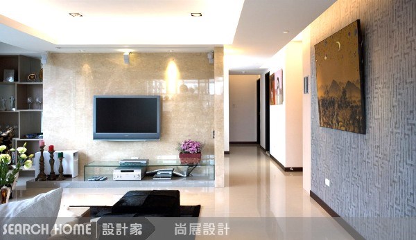 60坪新成屋(5年以下)＿休閒風客廳走廊案例圖片＿尚展空間設計＿尚展_05之23