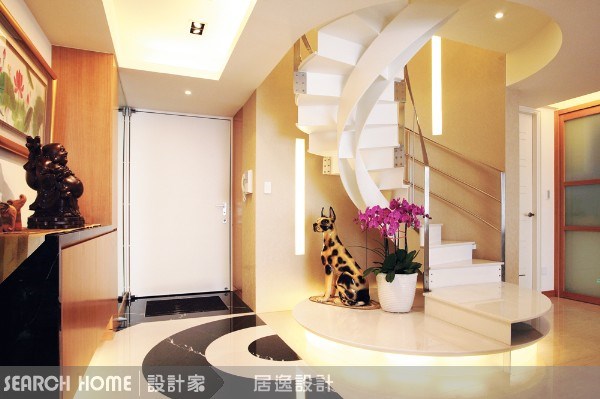 83坪新成屋(5年以下)＿奢華風玄關案例圖片＿江榮裕建築師+居逸室內設計＿江榮裕_01之4