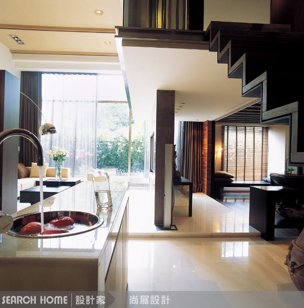 60坪新成屋(5年以下)＿新中式風走廊案例圖片＿尚展空間設計＿尚展_03之1