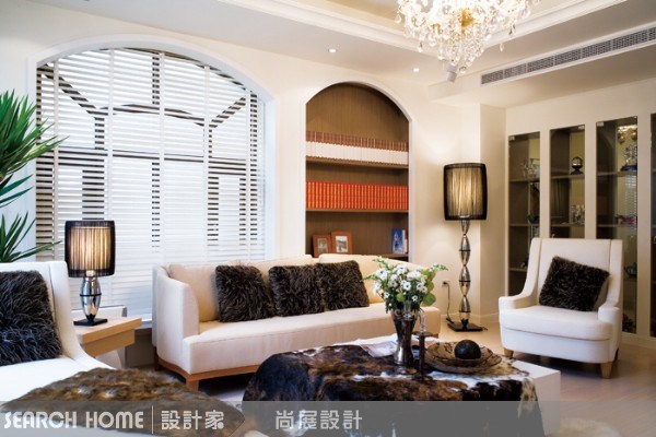 95坪中古屋(5~15年)＿美式風客廳案例圖片＿尚展空間設計＿尚展_01之3
