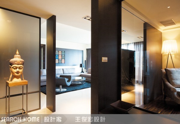 50坪新成屋(5年以下)＿現代風玄關案例圖片＿森境設計＿王俊宏_01之1