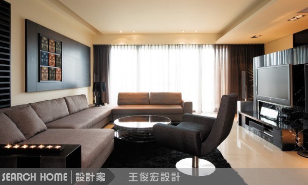 50坪新成屋(5年以下)＿現代風客廳案例圖片＿森境設計＿王俊宏_01之3