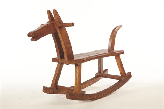 【原木工坊 x 客製 手作木馬搖椅】-搖椅