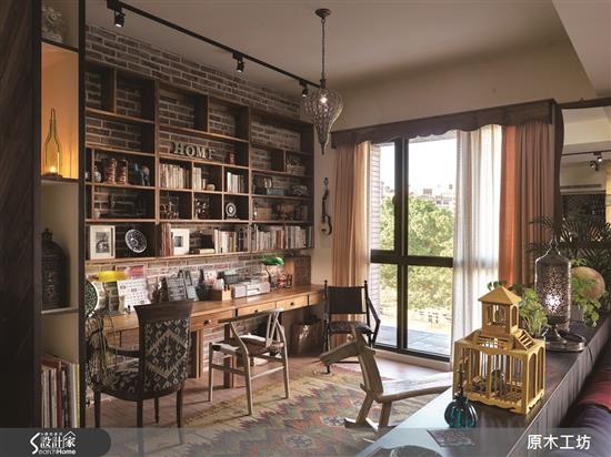 【原木工坊 x 客製 書桌 / 款式二】-書房類家具