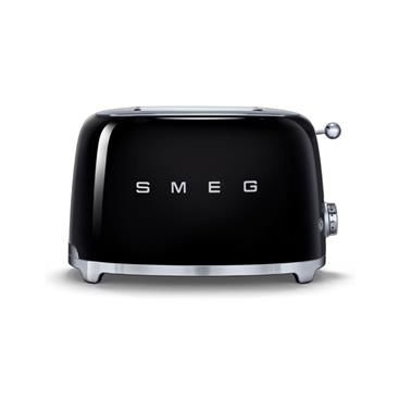 SMEG 義大利美學家電-烤麵包機(2片式)-耀岩黑-烘焙料理電器