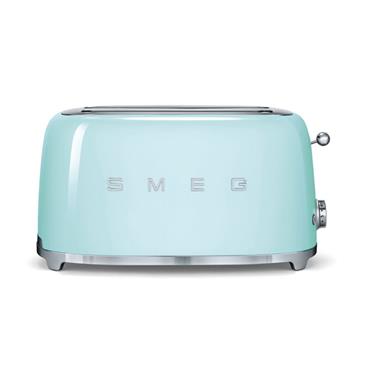 品硯實業有限公司-SMEG 義大利美學家電-烤麵包機(4片式)-蒂芙尼藍-SMEG 義大利美學家電-烤麵包機(4片式),品硯實業有限公司,烘焙料理電器