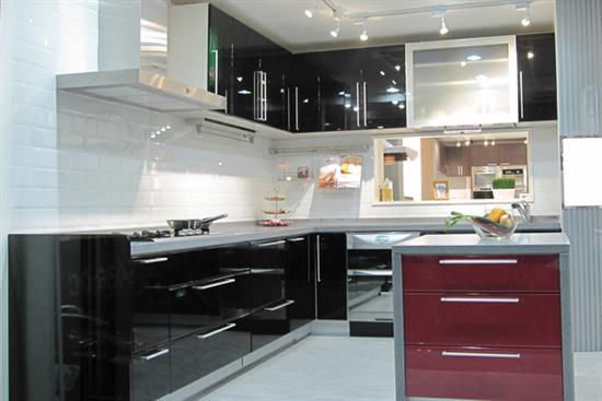 一太e衛廚itai-一太日本原裝鋼烤黑色L型+紅色中島廚具-毅太總代理 Housetec日本原裝鋼烤黑色L型+紅色中島廚具,一太e衛廚itai,