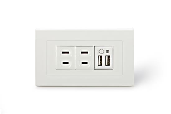 舜記貿易股份有限公司-SMP5系列2孔USB+2孔市電插座-SMP5系列2孔USB+2孔市電插座,舜記貿易股份有限公司,插座、開關