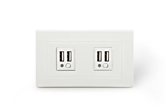 舜記貿易股份有限公司-SMP5系列4孔USB插座型-SMP5系列4孔USB插座型,舜記貿易股份有限公司,插座、開關