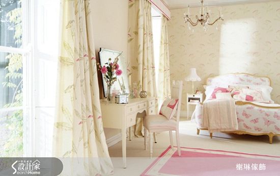 新古典系列1-咖啡_白-家飾布