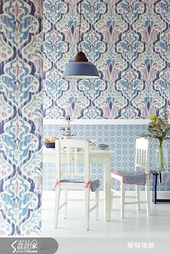 榭琳傢飾有限公司-FLAMENCO系列1-粉_黑_藍-FLAMENCO系列1-粉_黑_藍,榭琳家飾,家飾布