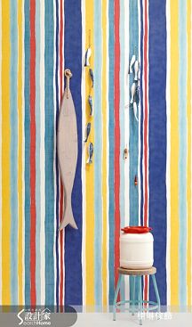 榭琳傢飾有限公司-STRIPES ONLY系列3-黃_藍-STRIPES ONLY系列3-黃_藍,榭琳家飾,家飾布