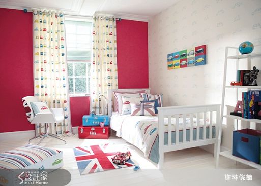 孩房系列1-紅-家飾布