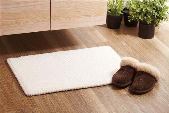 MICRODRY 紐約時尚地墊 -Ribbed Broder Bath Mat橫紋記憶綿浴墊-Microdry,Ribbed Broder Bath Mat橫紋記憶綿浴墊,慎康企業,地墊