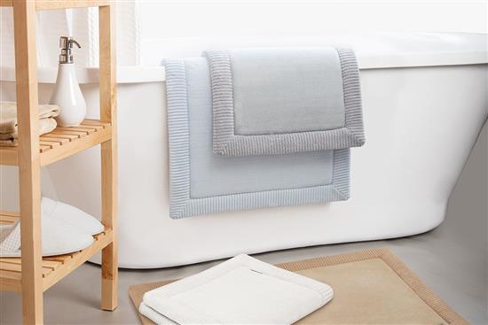 MICRODRY 紐約時尚地墊 -Ribbed Broder GripTex框邊透氣記憶綿浴墊-Microdry,Ribbed Broder GripTex框邊透氣記憶綿浴墊,慎康企業,地墊