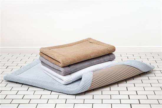 MICRODRY 紐約時尚地墊 -Ribbed Broder GripTex框邊透氣記憶綿浴墊-Microdry,Ribbed Broder GripTex框邊透氣記憶綿浴墊,慎康企業,地墊