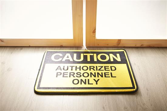 慎康企業-Authorized Personnel 趣味記憶綿浴墊 - 閒人勿擾-Authorized Personnel 趣味記憶綿浴墊 - 閒人勿擾,慎康企業,地墊