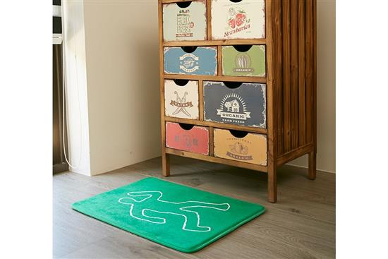 慎康企業-Dancing Man 趣味記憶綿浴墊-恣情舞動-Dancing Man 趣味記憶綿浴墊-恣情舞動,慎康企業,地墊