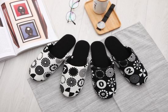 Vero & Nique   維諾妮卡-76060普普風幾何包頭室內布拖鞋-76060普普風幾何包頭室內布拖鞋,Vero & Nique   維諾妮卡,居家用品