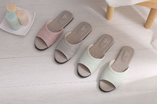 Vero & Nique   維諾妮卡-1206006 冰咖啡紗優雅乳膠室內拖鞋-1206006 冰咖啡紗優雅乳膠室內拖鞋,Vero & Nique   維諾妮卡,居家用品