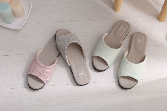 Vero & Nique   維諾妮卡-1206006 冰咖啡紗優雅乳膠室內拖鞋-1206006 冰咖啡紗優雅乳膠室內拖鞋,Vero & Nique   維諾妮卡,居家用品