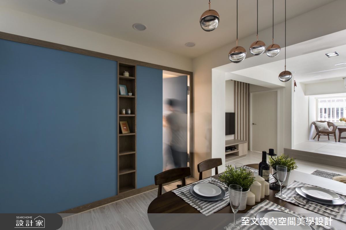 餐廳：黑板漆竟能化解風水問題？三代老屋的餐廳風景好「牆」！