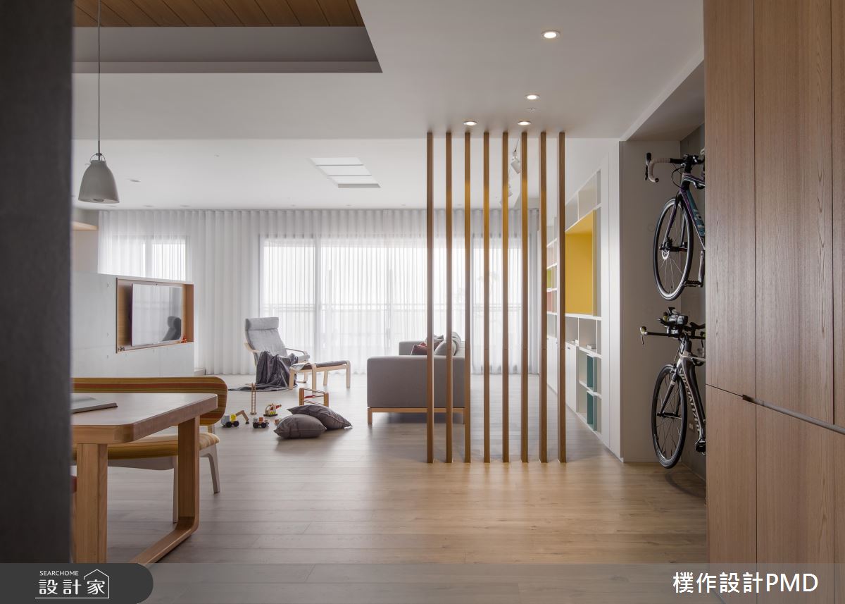 木格柵好神！化解風水煩惱，透出 1 家 5 口親子樂園好採光